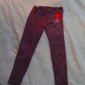 Brown Suede Leggings